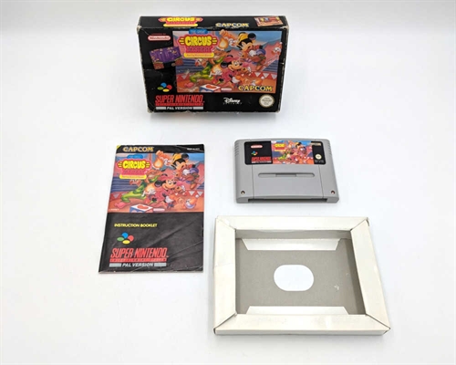 The Great Circus Mystery Starring Mickey & Minnie - Komplet i Æske - SNES - (SCN) (C Grade) (Genbrug)